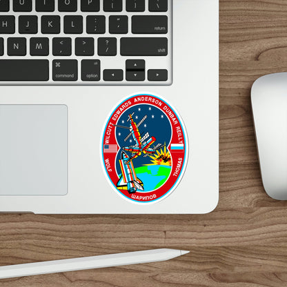 STS 89 Patch NASA STICKER Vinyl Die-Cut Decal-The Sticker Space