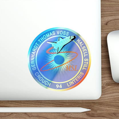 STS 94 (NASA) Holographic STICKER Die-Cut Vinyl Decal-The Sticker Space