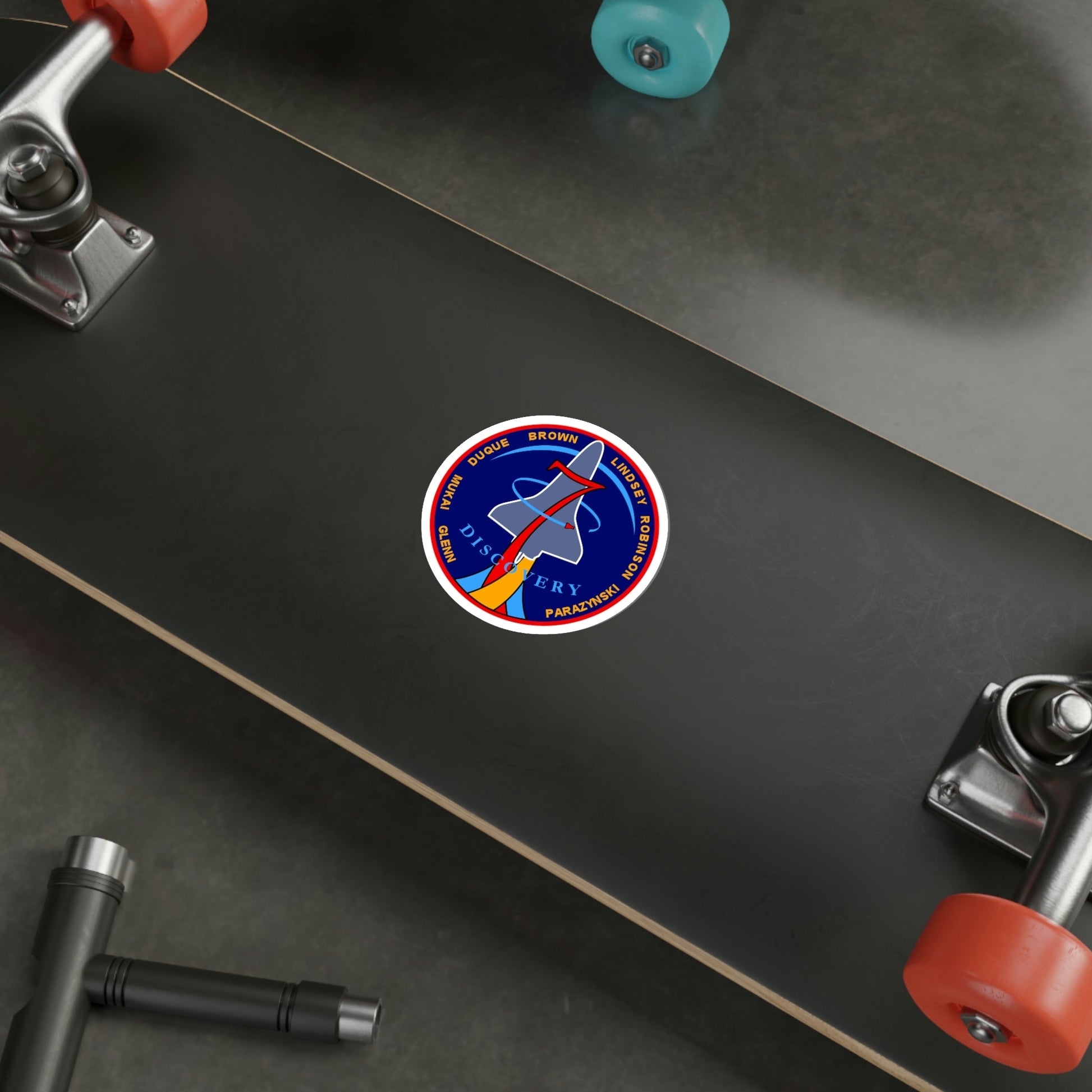 STS 95 Patch NASA STICKER Vinyl Die-Cut Decal-The Sticker Space