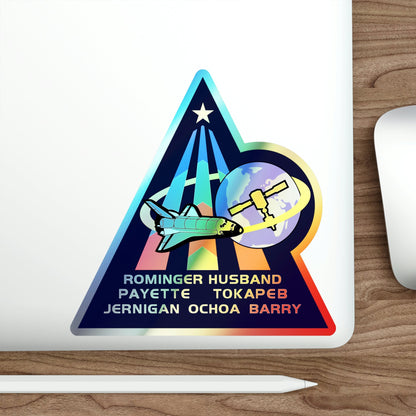 STS 96 (NASA) Holographic STICKER Die-Cut Vinyl Decal-The Sticker Space