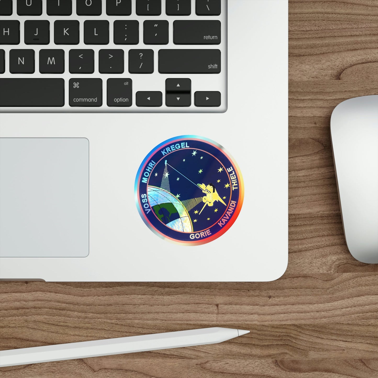 STS 99 (NASA) Holographic STICKER Die-Cut Vinyl Decal-The Sticker Space