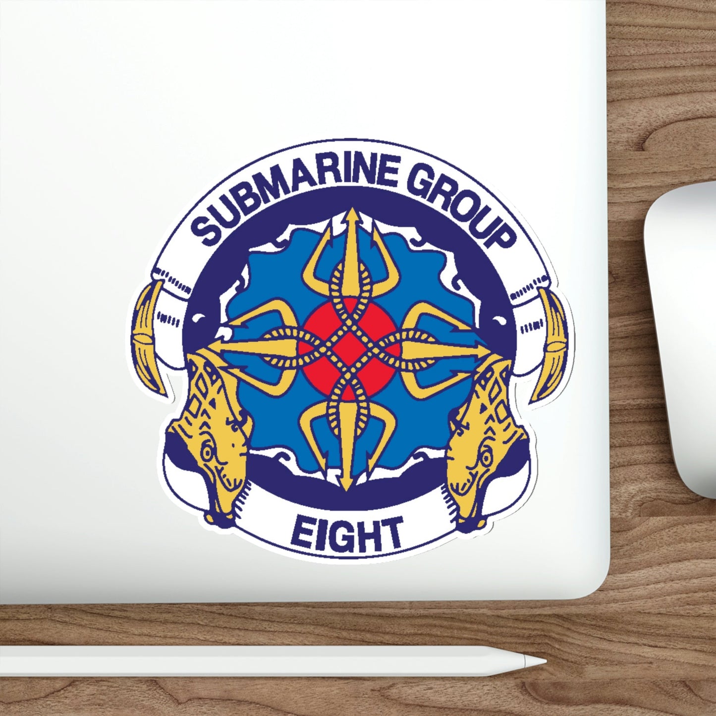 Submarine Group Eight (U.S. Navy) STICKER Vinyl Die-Cut Decal-The Sticker Space