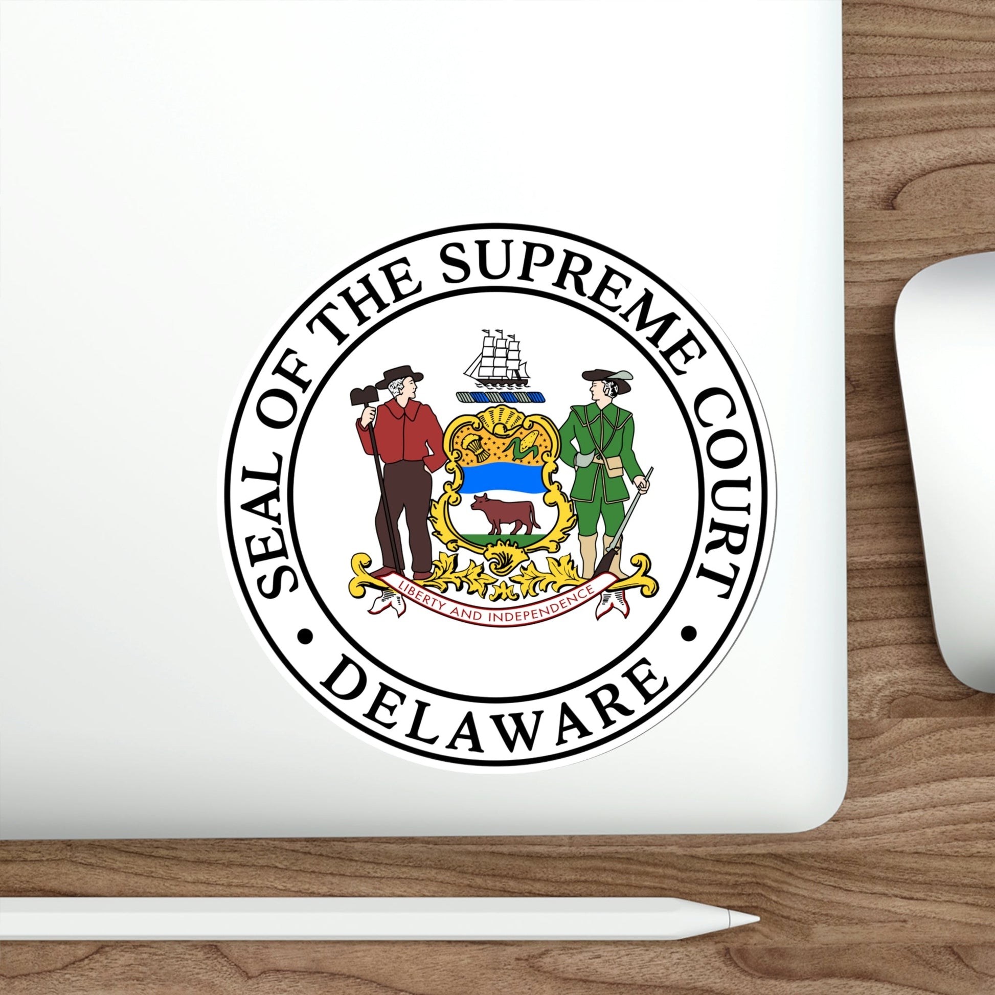 Supreme Court of Delaware STICKER Vinyl Die-Cut Decal-The Sticker Space