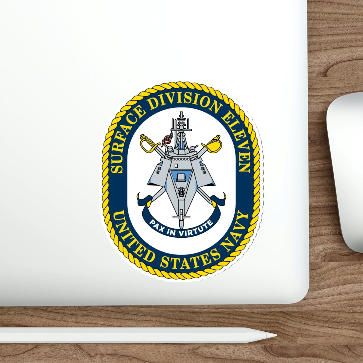 Surface DIV 11 USN (U.S. Navy) STICKER Vinyl Die-Cut Decal-The Sticker Space