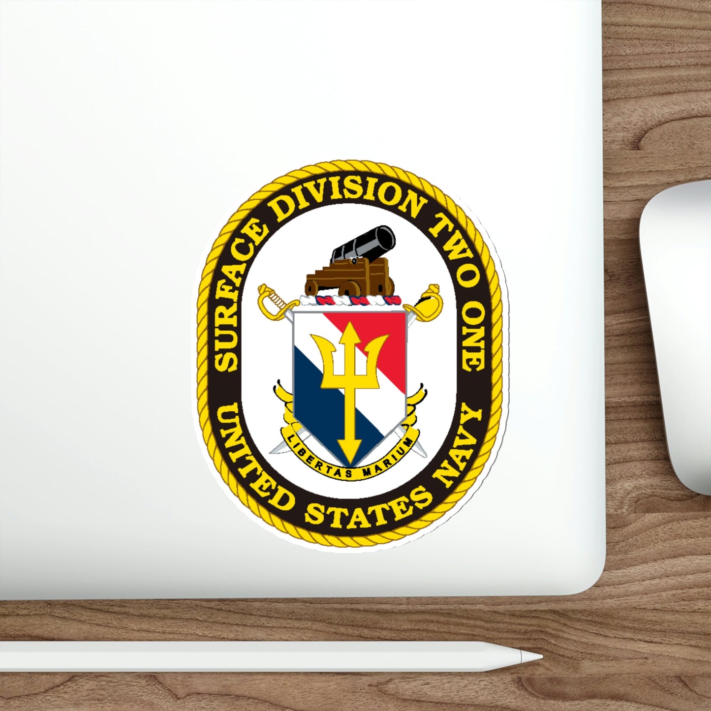 SURFACE DIVISION TWO ONE (U.S. Navy) STICKER Vinyl Die-Cut Decal-The Sticker Space