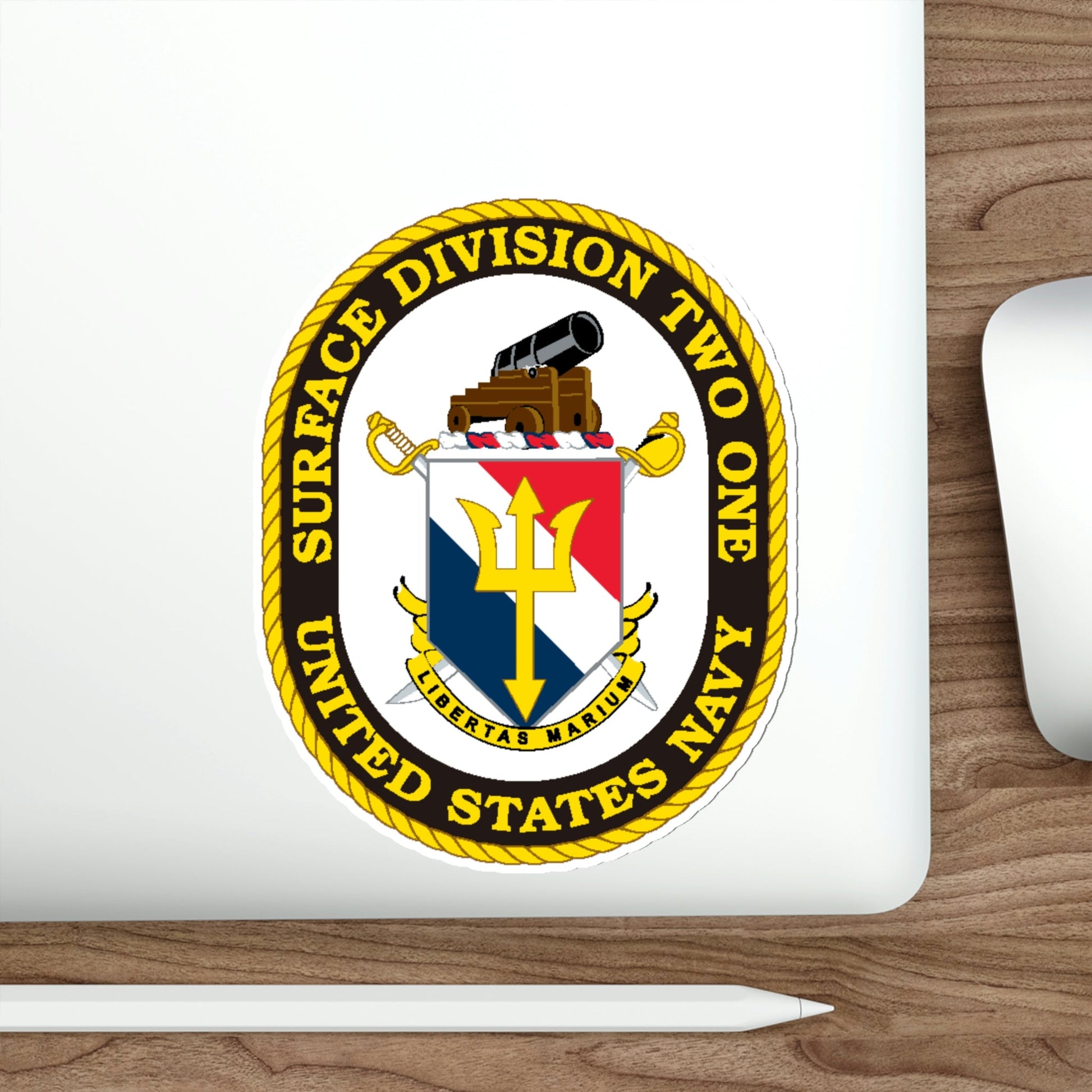 SURFACE DIVISION TWO ONE (U.S. Navy) STICKER Vinyl Die-Cut Decal-The Sticker Space