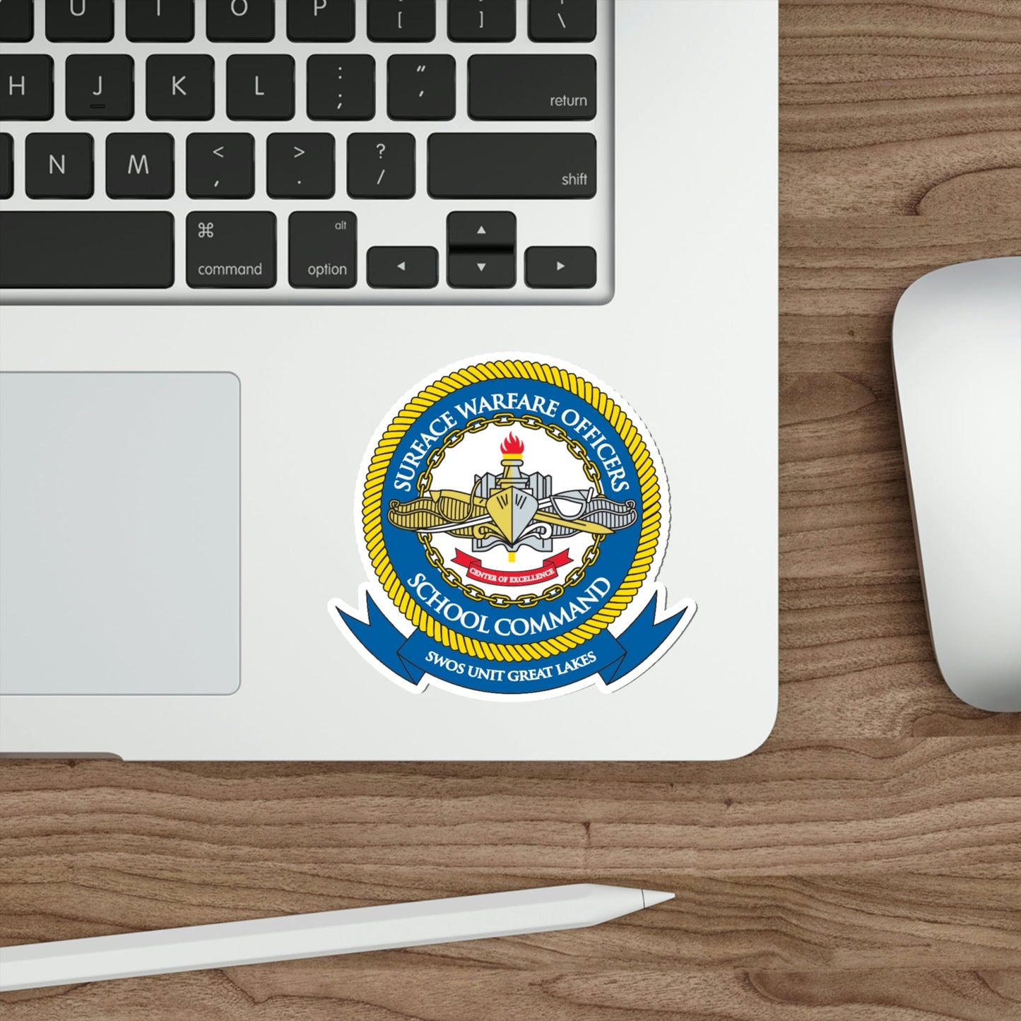 Surface Warfare Officer School Command Great Lakes (U.S. Navy) STICKER Vinyl Die-Cut Decal-The Sticker Space