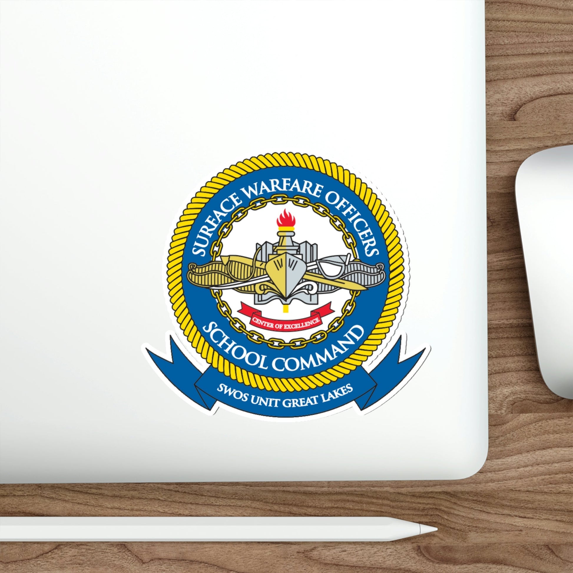 Surface Warfare Officer School Command Great Lakes (U.S. Navy) STICKER Vinyl Die-Cut Decal-The Sticker Space