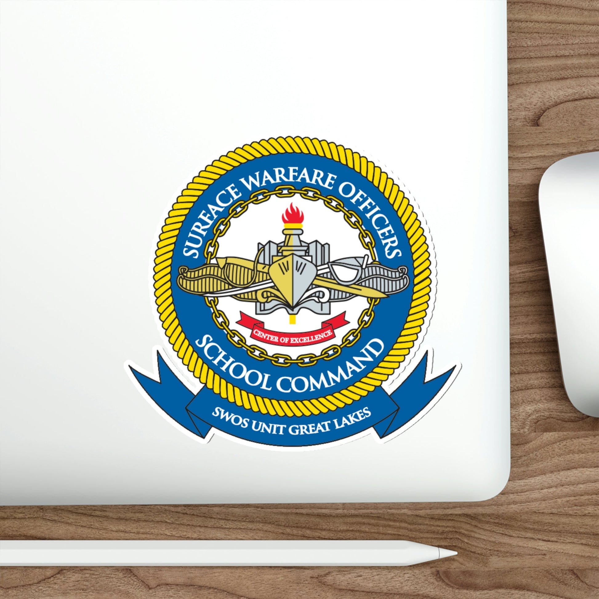 Surface Warfare Officer School Command Great Lakes (U.S. Navy) STICKER Vinyl Die-Cut Decal-The Sticker Space