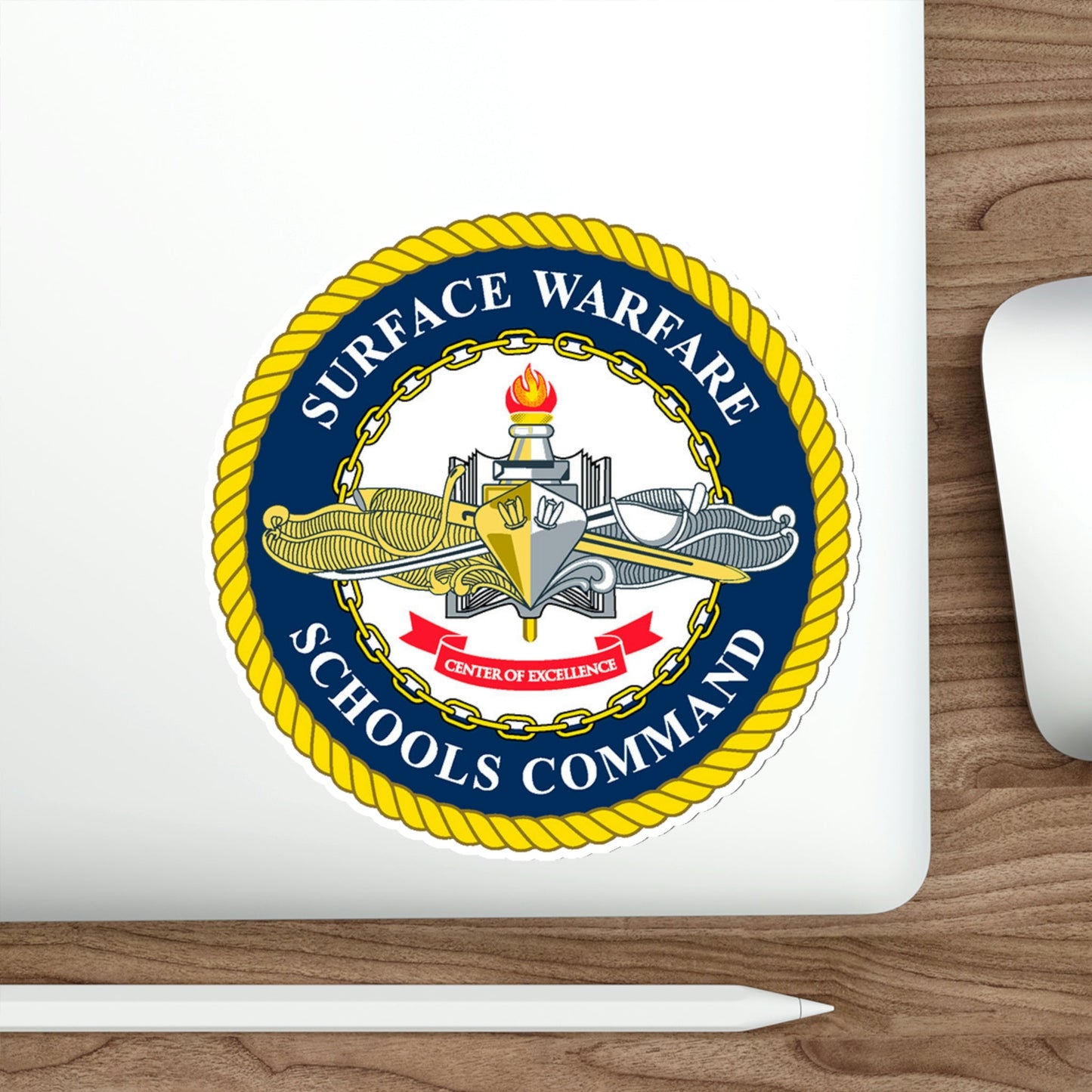 Surface Warfare Schools Command (U.S. Navy) STICKER Vinyl Die-Cut Decal-The Sticker Space