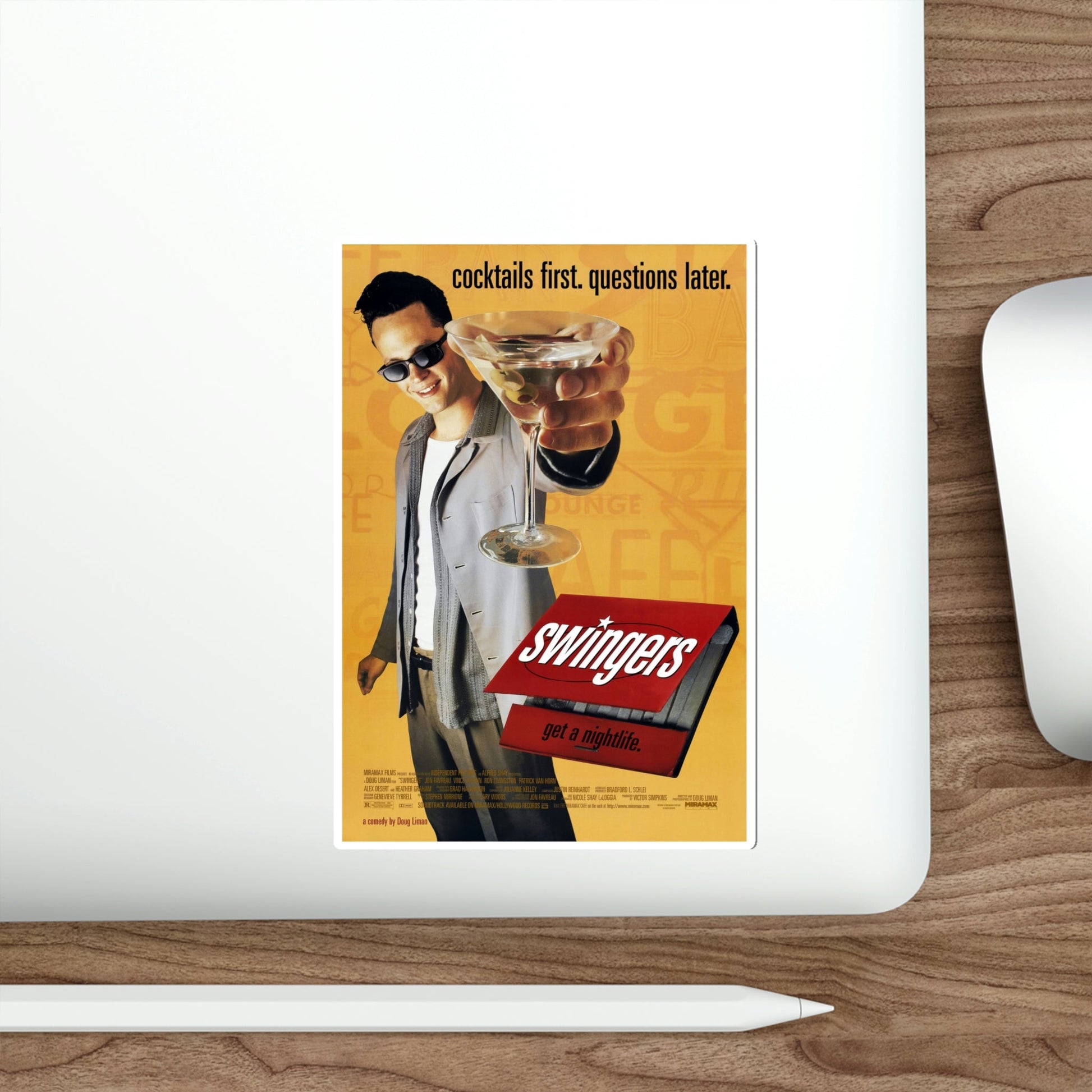 Swingers 1996 Movie Poster STICKER Vinyl Die-Cut Decal-The Sticker Space