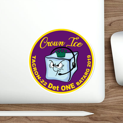 TACRON 22 Det ONE Crown Ice (U.S. Navy) STICKER Vinyl Die-Cut Decal-The Sticker Space