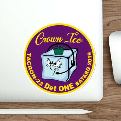 TACRON 22 Det ONE Crown Ice (U.S. Navy) STICKER Vinyl Die-Cut Decal-The Sticker Space