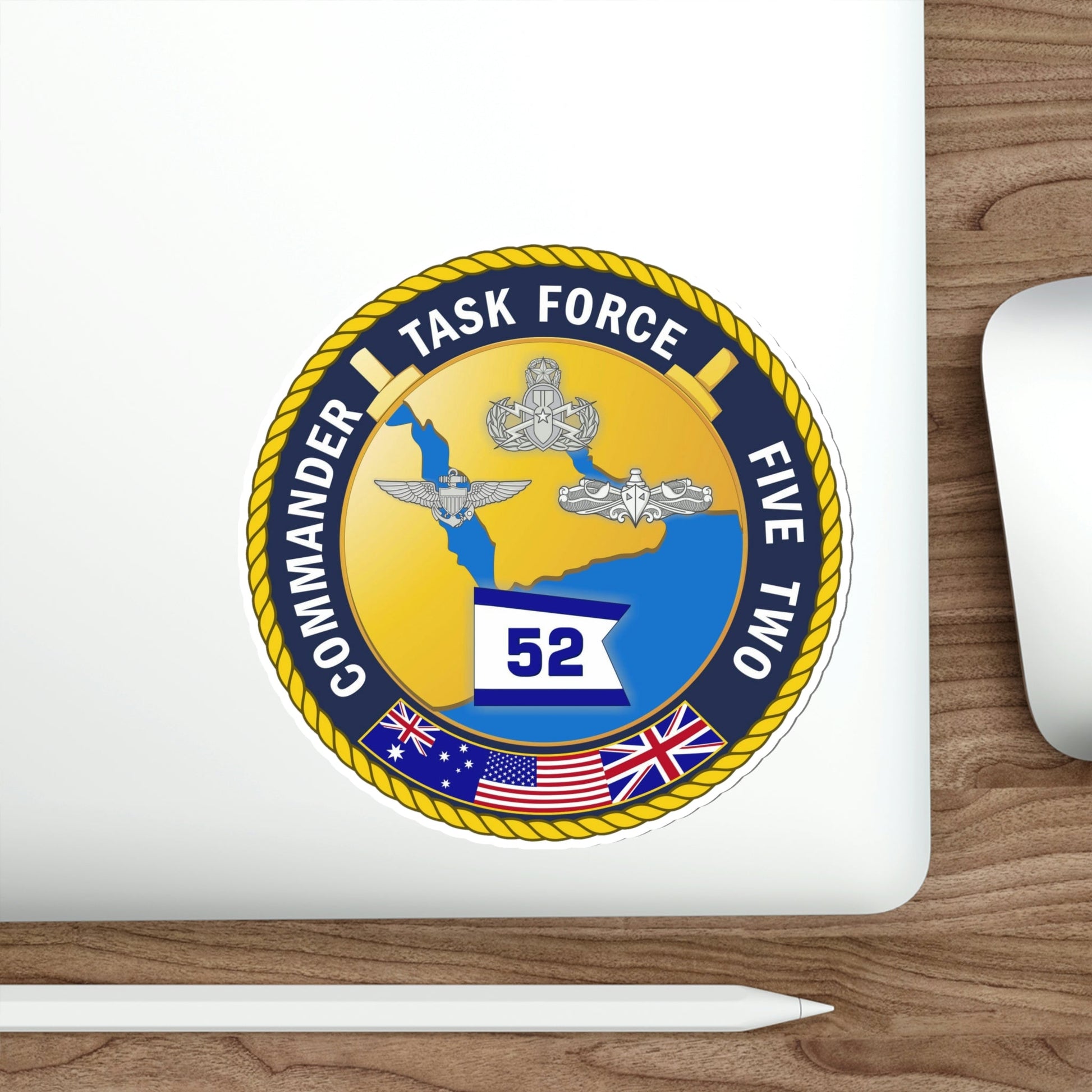 Task Force Five Two (U.S. Navy) STICKER Vinyl Die-Cut Decal-The Sticker Space