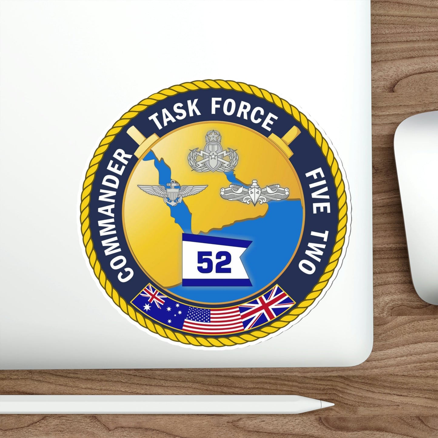 Task Force Five Two (U.S. Navy) STICKER Vinyl Die-Cut Decal-The Sticker Space