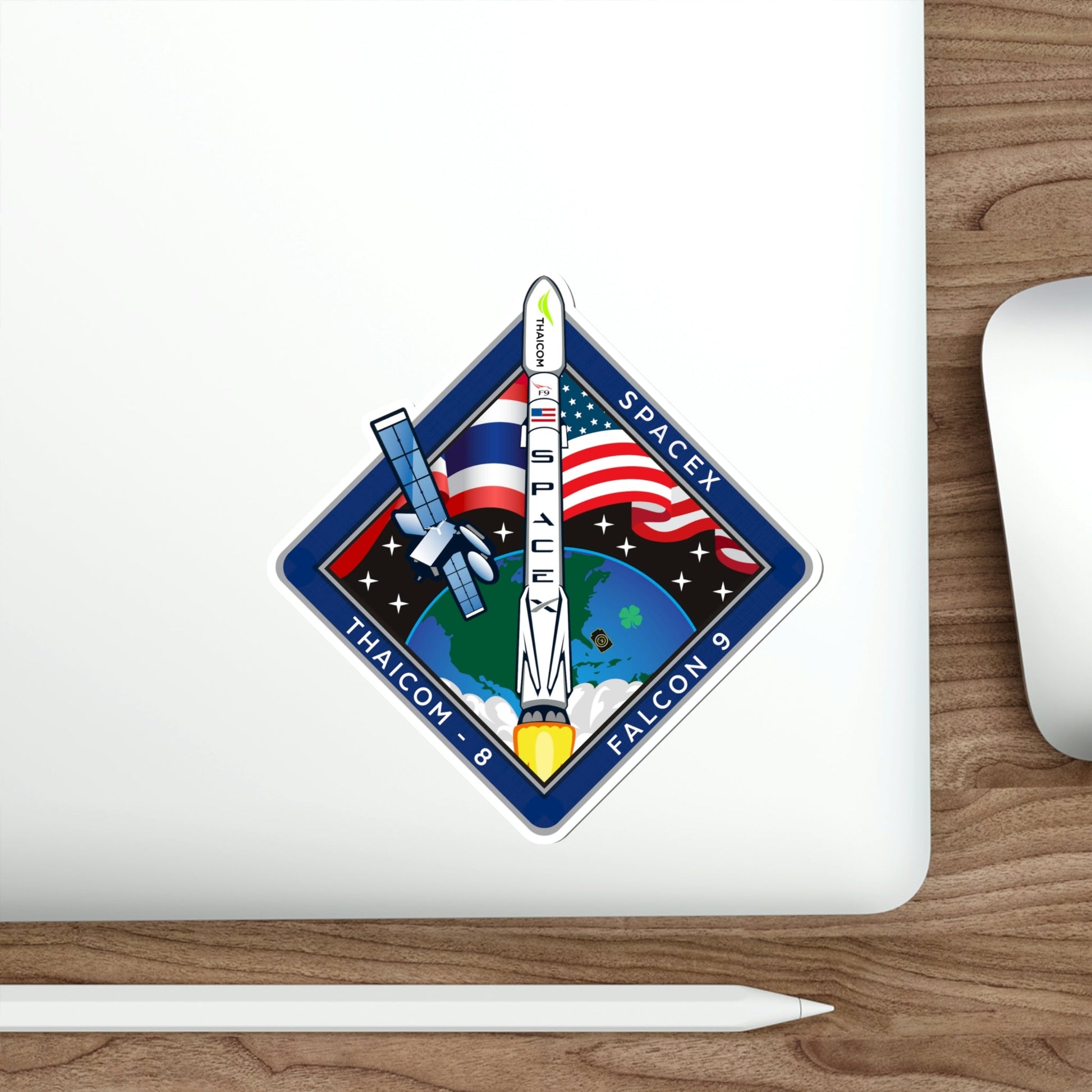 Thaicom-8 (SpaceX) STICKER Vinyl Die-Cut Decal-The Sticker Space