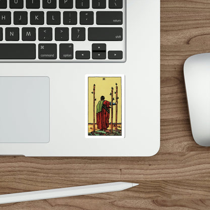 The 3 of Wands (Rider Waite Tarot Deck) STICKER Vinyl Die-Cut Decal-The Sticker Space