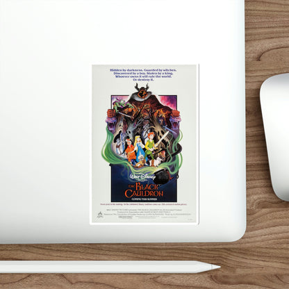 The Black Cauldron 1985 Movie Poster STICKER Vinyl Die-Cut Decal-The Sticker Space