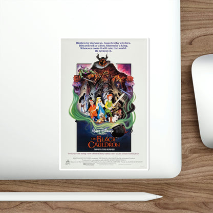 The Black Cauldron 1985 Movie Poster STICKER Vinyl Die-Cut Decal-The Sticker Space