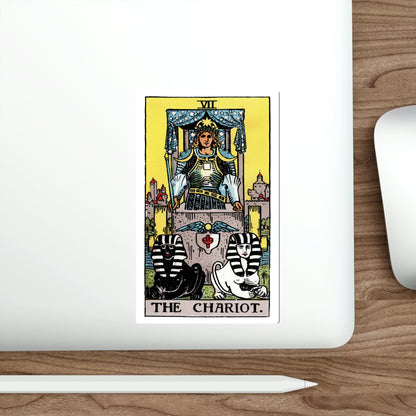 The Chariot (Rider Waite Tarot Deck) STICKER Vinyl Die-Cut Decal-The Sticker Space