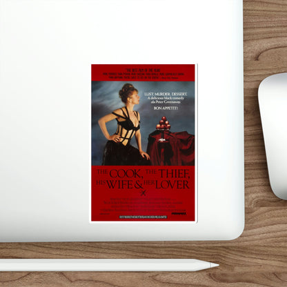The Cook the Thief His Wife and Her Lover 1990 Movie Poster STICKER Vinyl Die-Cut Decal-The Sticker Space