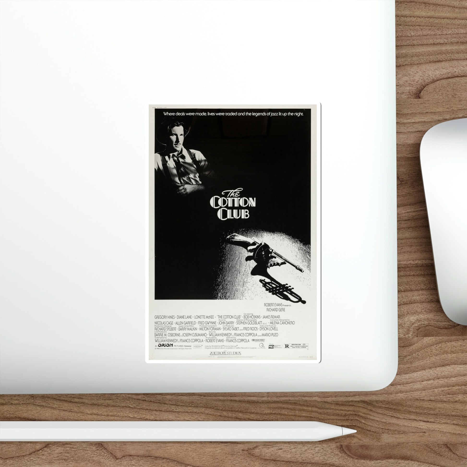 The Cotton Club 1984 Movie Poster STICKER Vinyl Die-Cut Decal-The Sticker Space