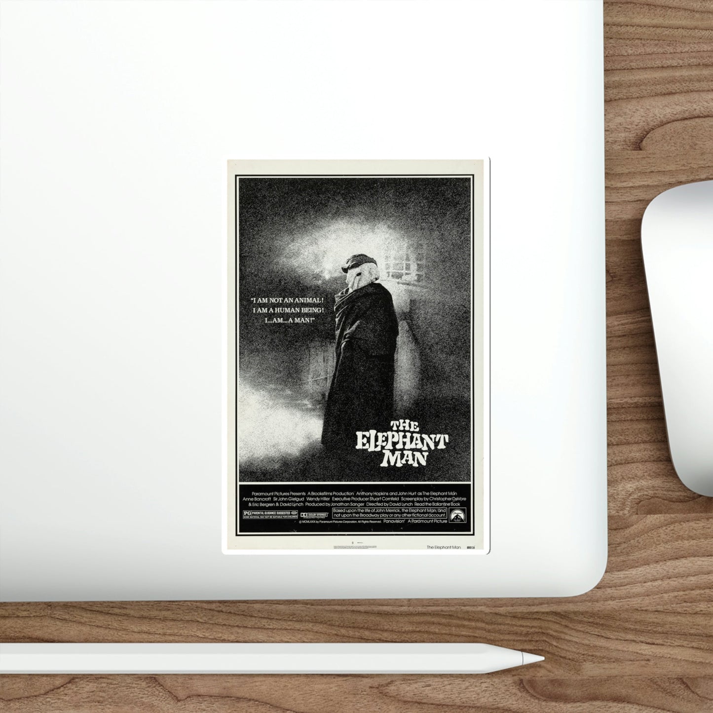 The Elephant Man 1980 Movie Poster STICKER Vinyl Die-Cut Decal-The Sticker Space