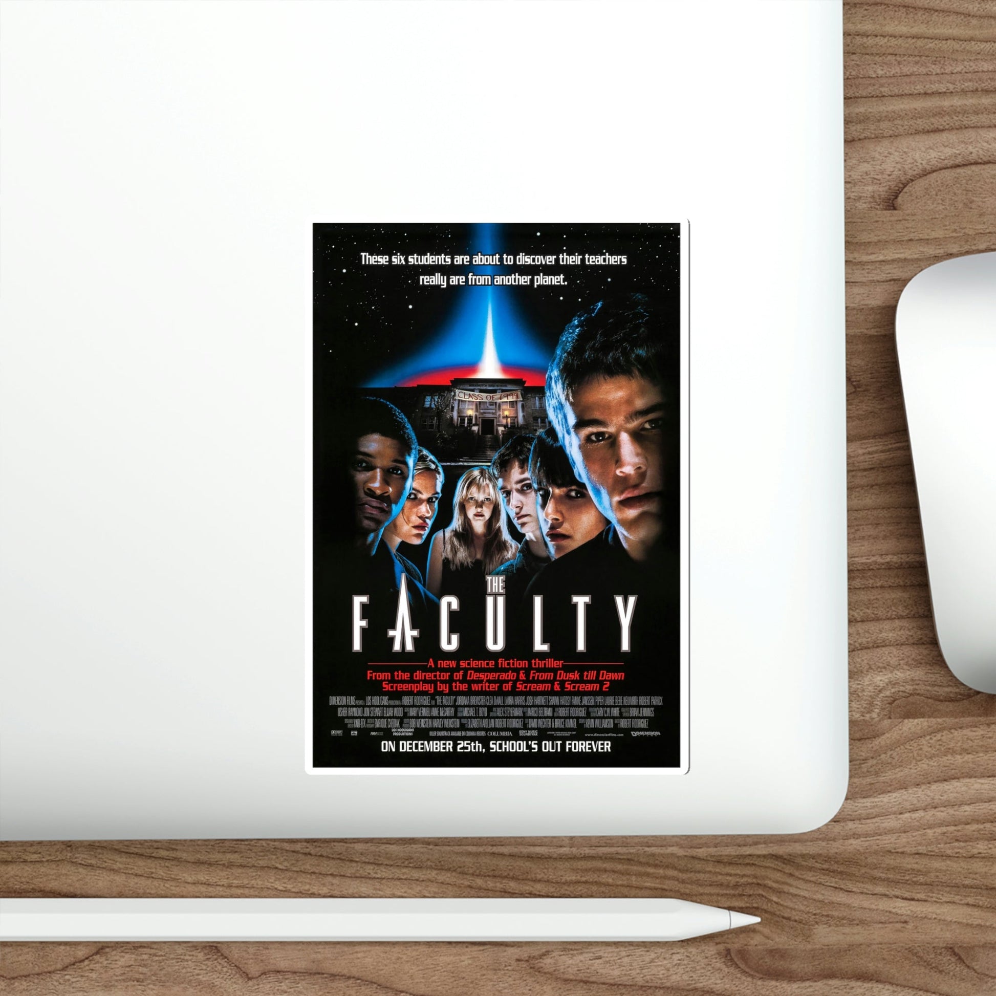 The Faculty 1998 Movie Poster STICKER Vinyl Die-Cut Decal-The Sticker Space