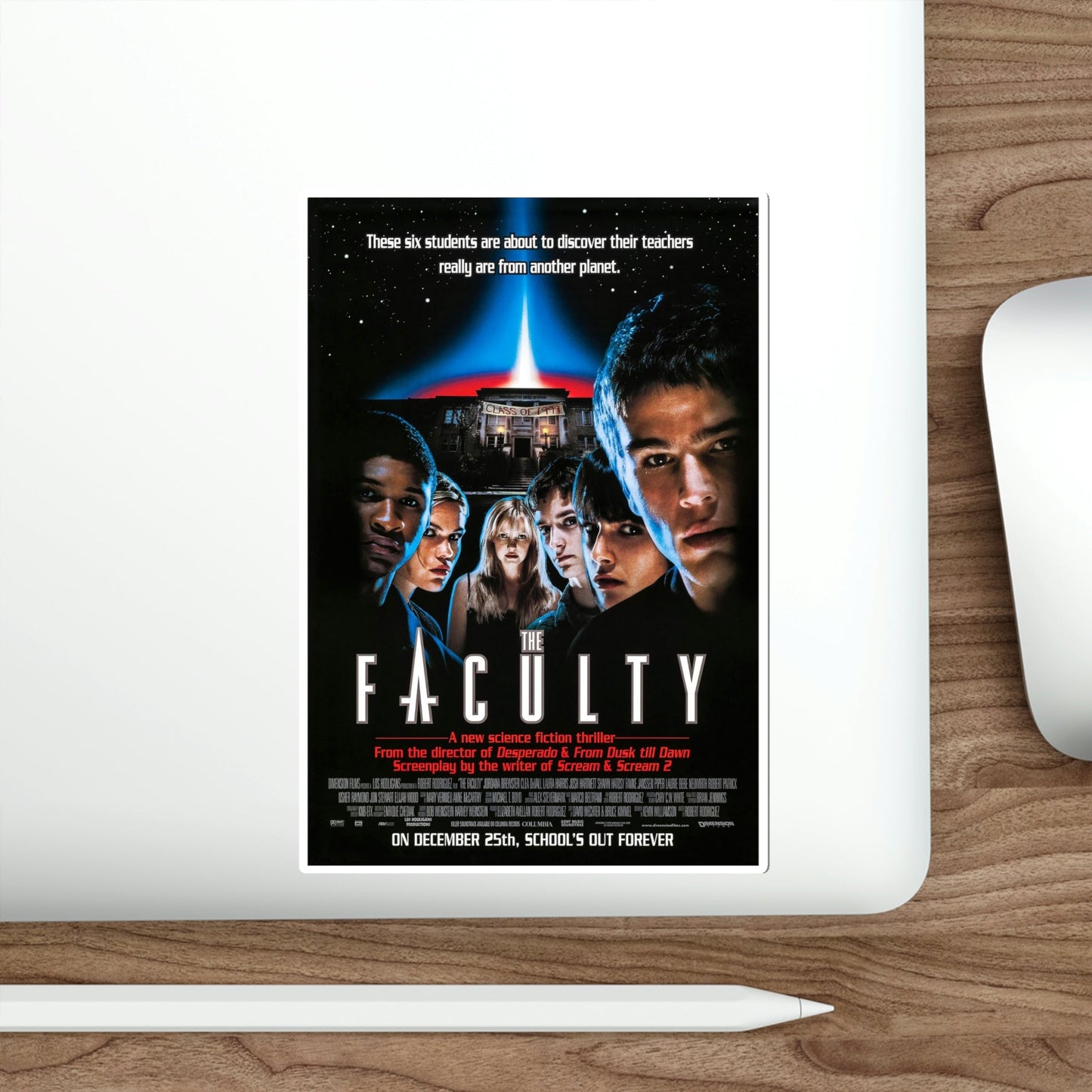 The Faculty 1998 Movie Poster STICKER Vinyl Die-Cut Decal-The Sticker Space