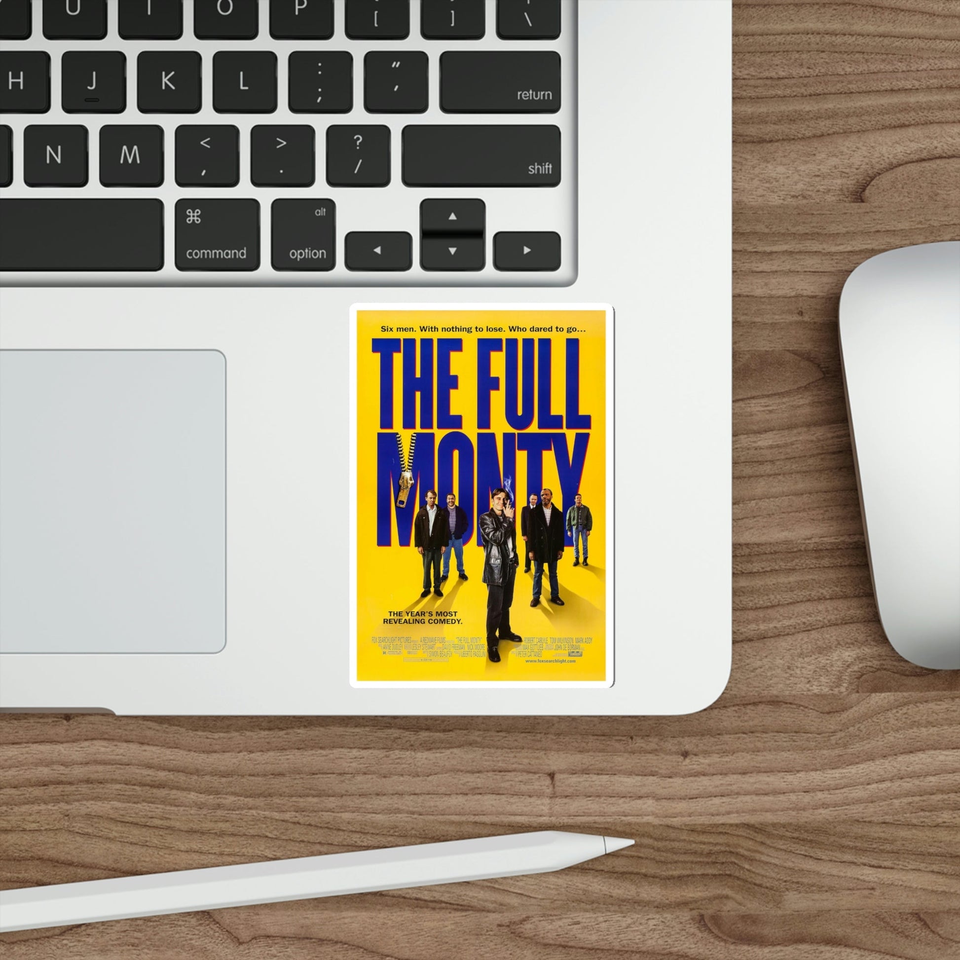 The Full Monty 1997 Movie Poster STICKER Vinyl Die-Cut Decal-The Sticker Space