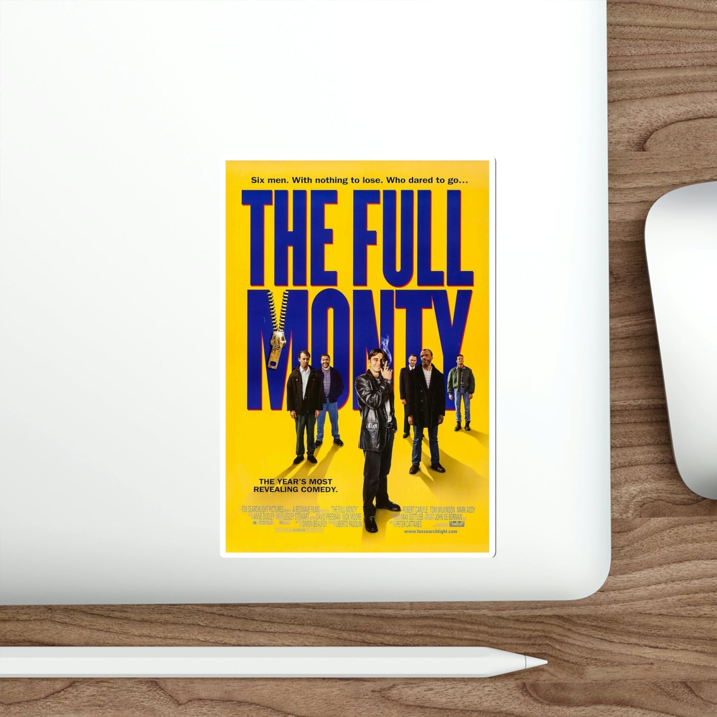 The Full Monty 1997 Movie Poster STICKER Vinyl Die-Cut Decal-The Sticker Space