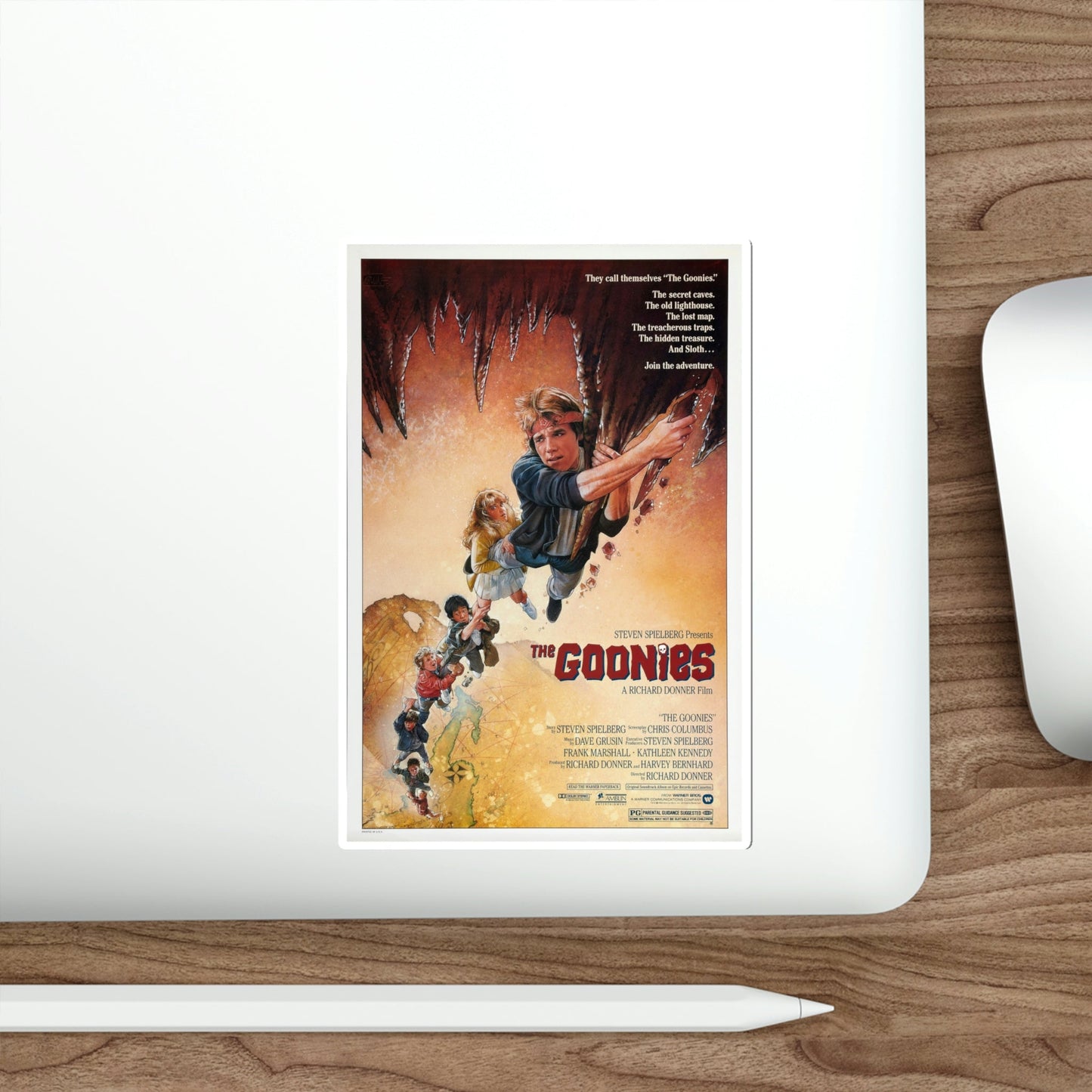 The Goonies 1985 Movie Poster STICKER Vinyl Die-Cut Decal-The Sticker Space