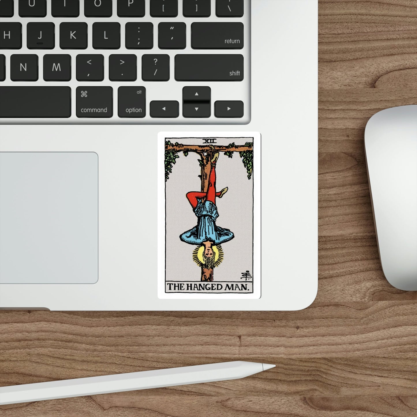 The Hanged Man (Rider Waite Tarot Deck) STICKER Vinyl Die-Cut Decal-The Sticker Space