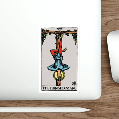 The Hanged Man (Rider Waite Tarot Deck) STICKER Vinyl Die-Cut Decal-The Sticker Space