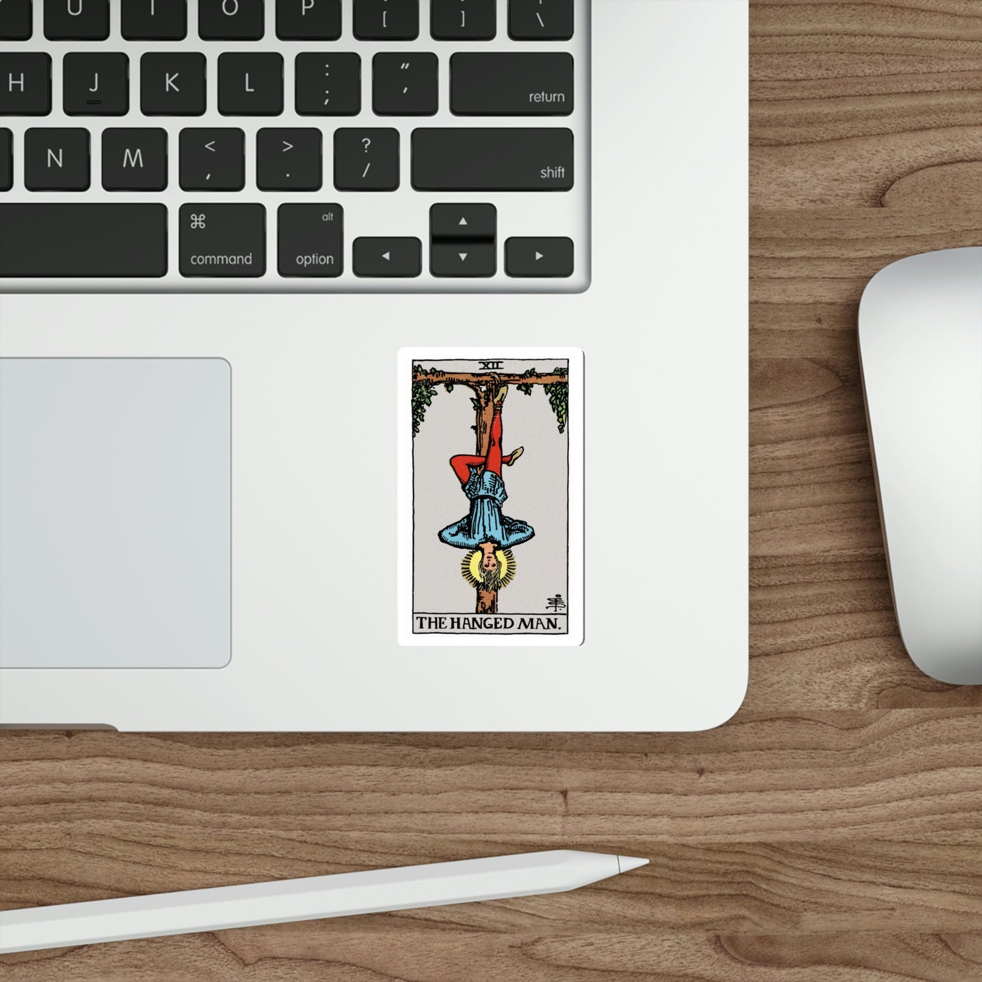 The Hanged Man (Rider Waite Tarot Deck) STICKER Vinyl Die-Cut Decal-The Sticker Space