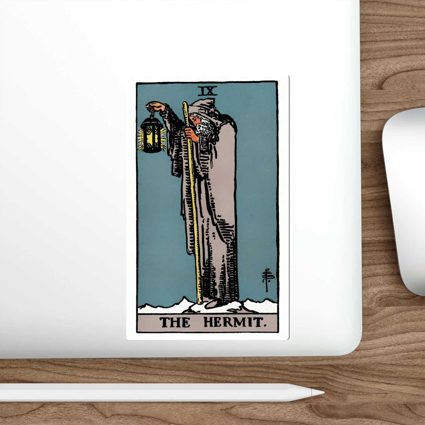 The Hermit (Rider Waite Tarot Deck) STICKER Vinyl Die-Cut Decal-The Sticker Space