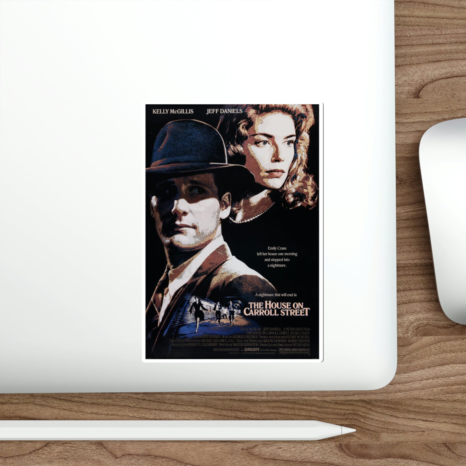 The House on Carroll Street 1988 Movie Poster STICKER Vinyl Die-Cut Decal-The Sticker Space