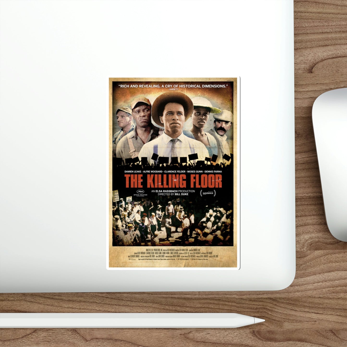 The Killing Floor 1984 Movie Poster STICKER Vinyl Die-Cut Decal-The Sticker Space