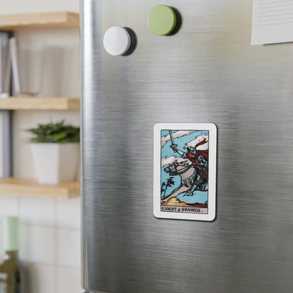 The Knight of Swords (Tarot Card) Die-Cut Magnet-The Sticker Space