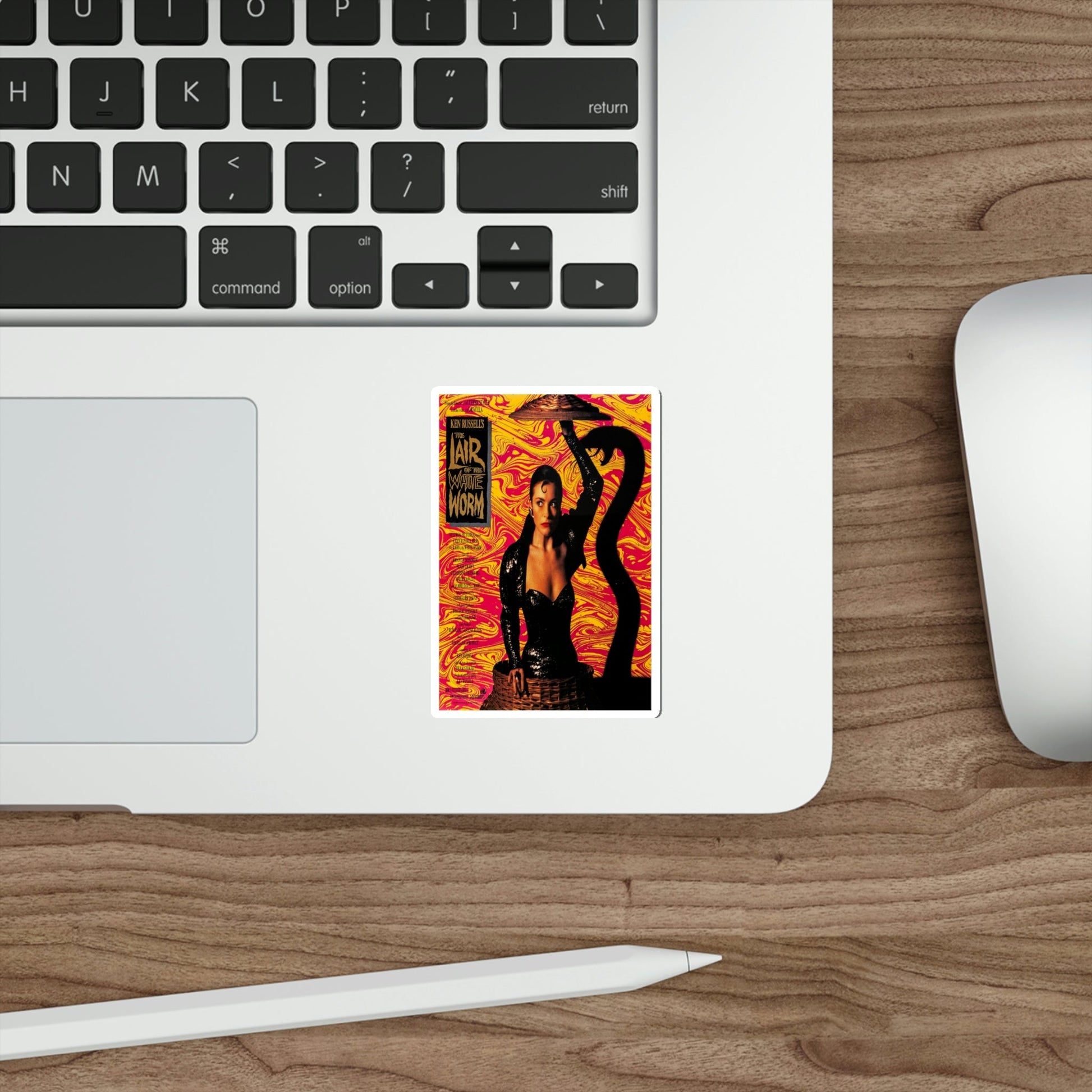 The Lair of the White Worm 1988 Movie Poster STICKER Vinyl Die-Cut Decal-The Sticker Space