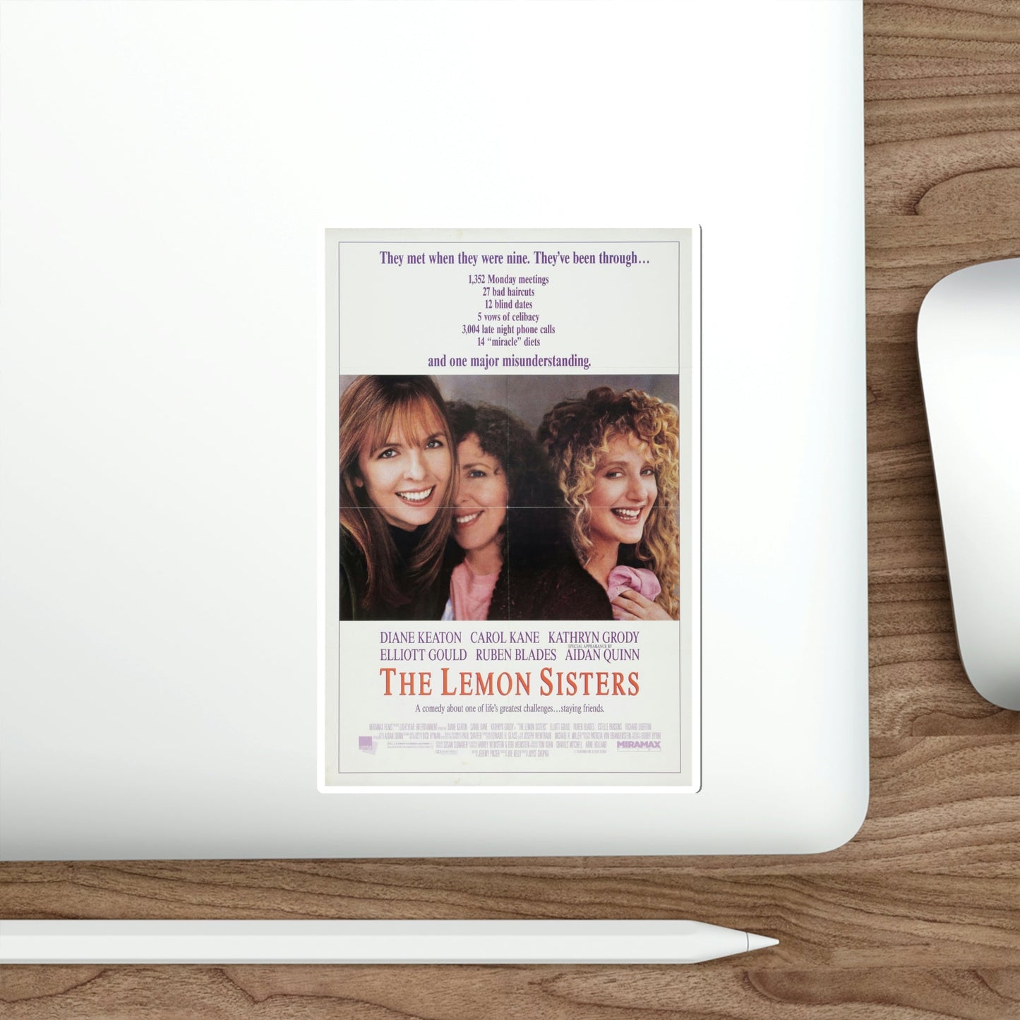 The Lemon Sisters 1990 Movie Poster STICKER Vinyl Die-Cut Decal-The Sticker Space