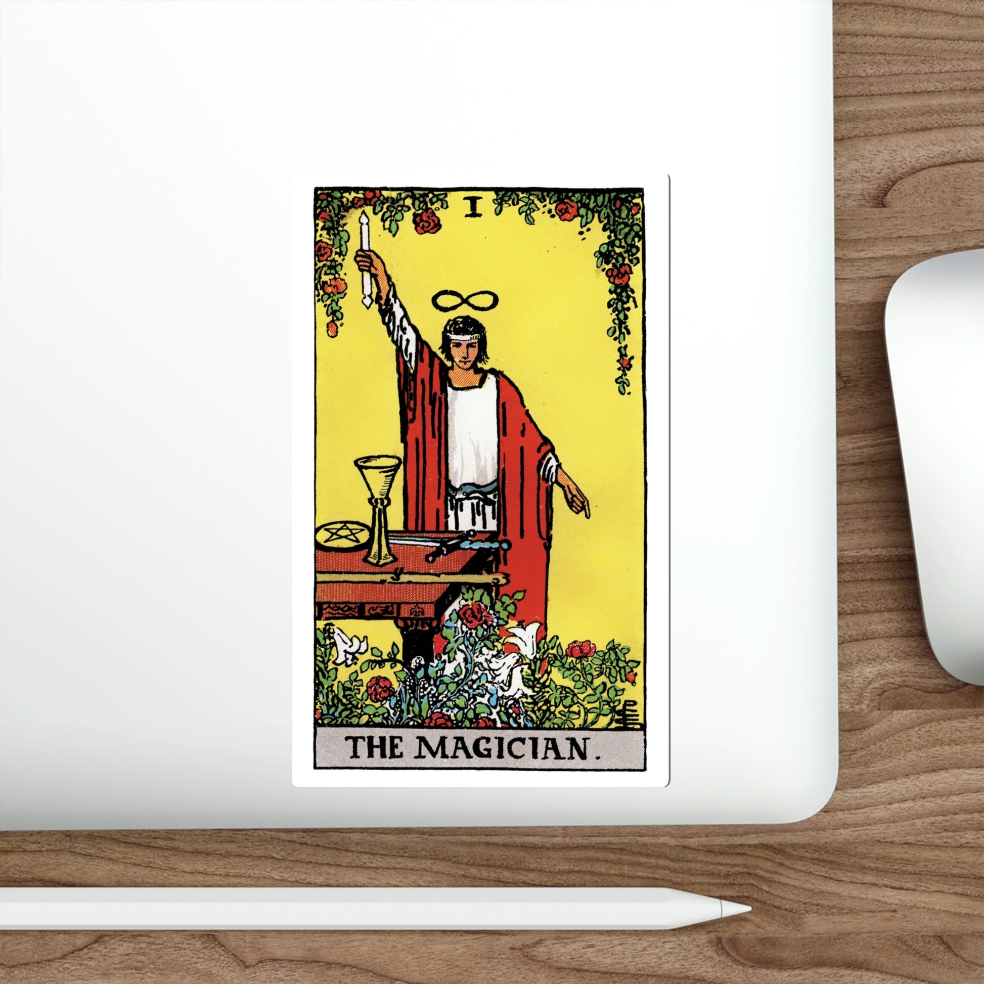 The Magician (Rider Waite Tarot Deck) STICKER Vinyl Die-Cut Decal-The Sticker Space