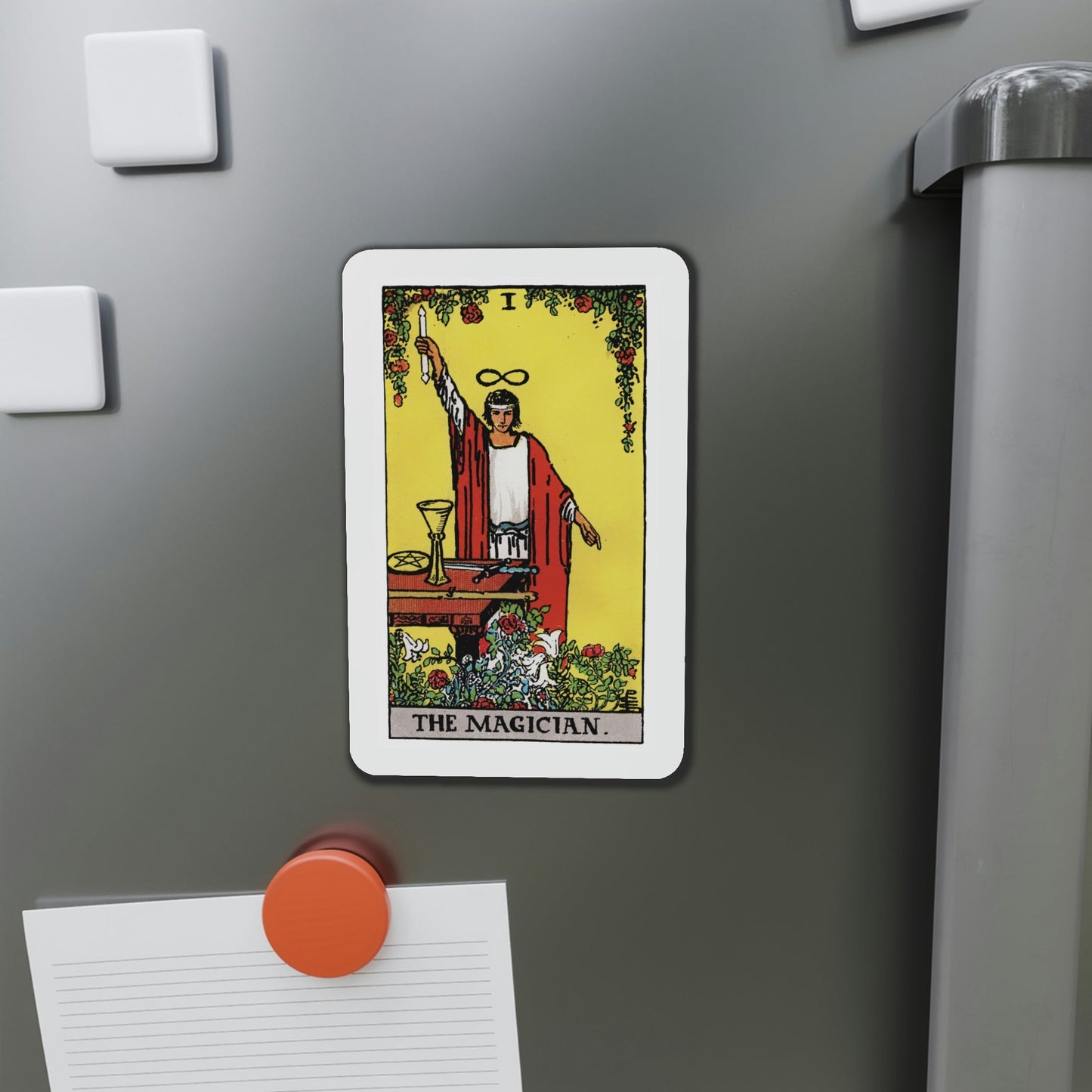 The Magician (Tarot Card) Die-Cut Magnet-The Sticker Space