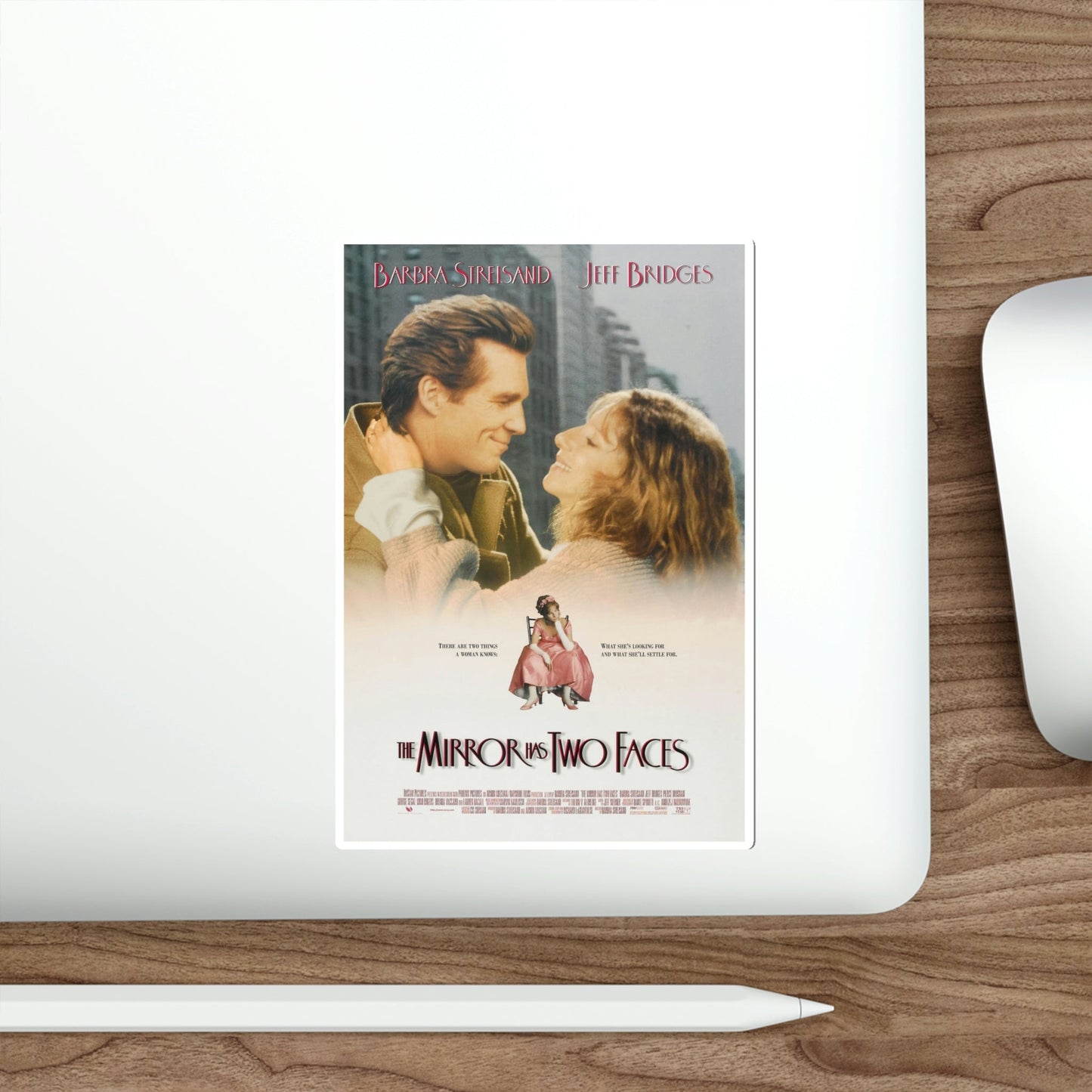 The Mirror Has Two Faces 1996 Movie Poster STICKER Vinyl Die-Cut Decal-The Sticker Space