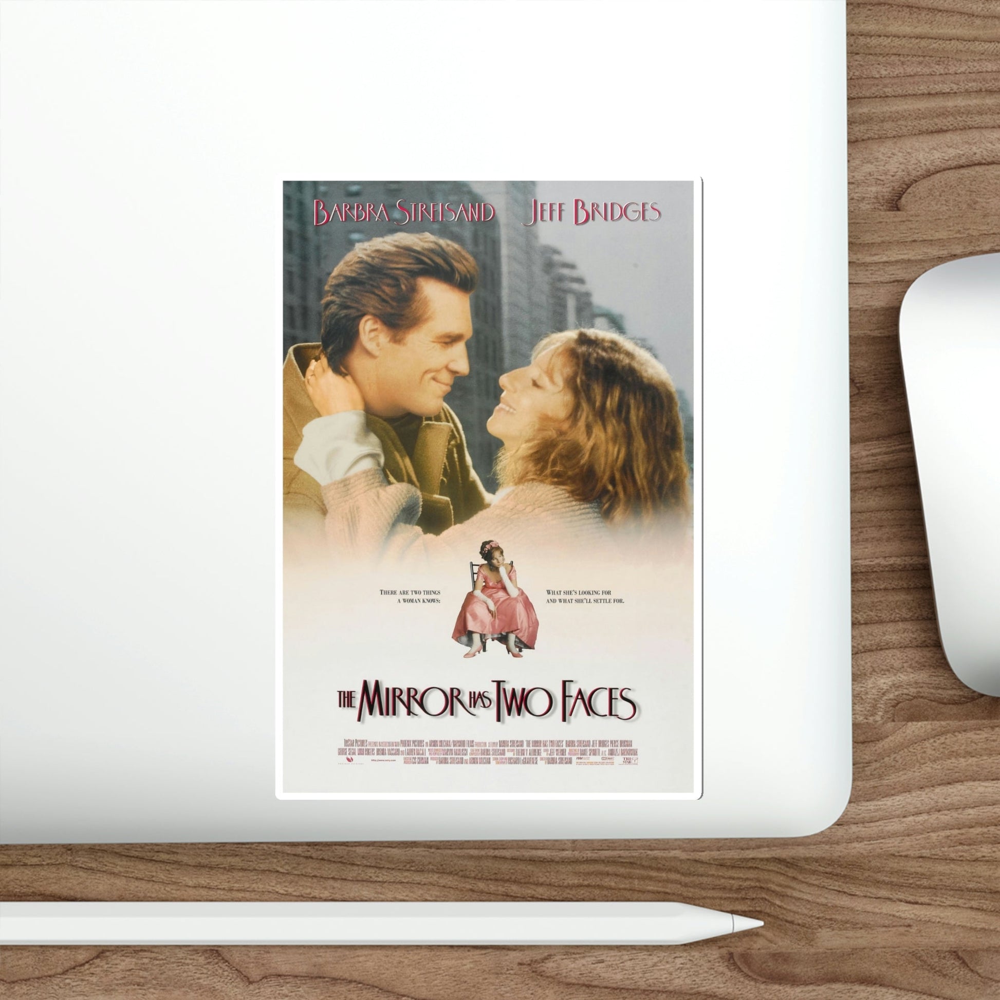 The Mirror Has Two Faces 1996 Movie Poster STICKER Vinyl Die-Cut Decal-The Sticker Space