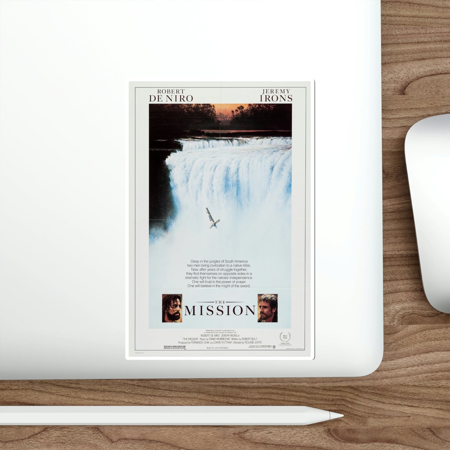 The Mission 1986 Movie Poster STICKER Vinyl Die-Cut Decal-The Sticker Space