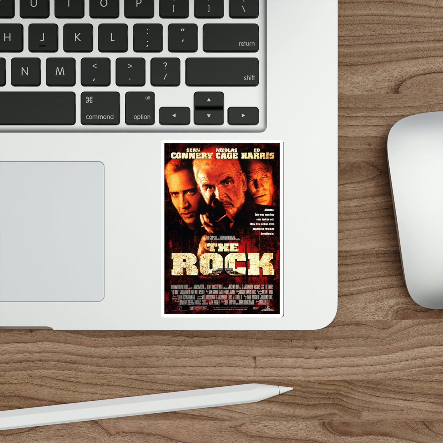 The Rock 1996 Movie Poster STICKER Vinyl Die-Cut Decal-The Sticker Space