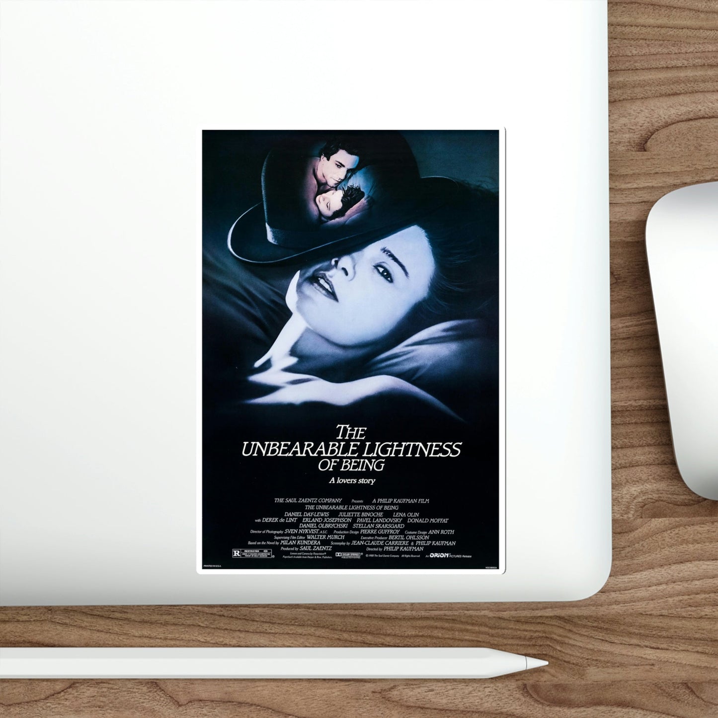 The Unbearable Lightness of Being 1988 Movie Poster STICKER Vinyl Die-Cut Decal-The Sticker Space