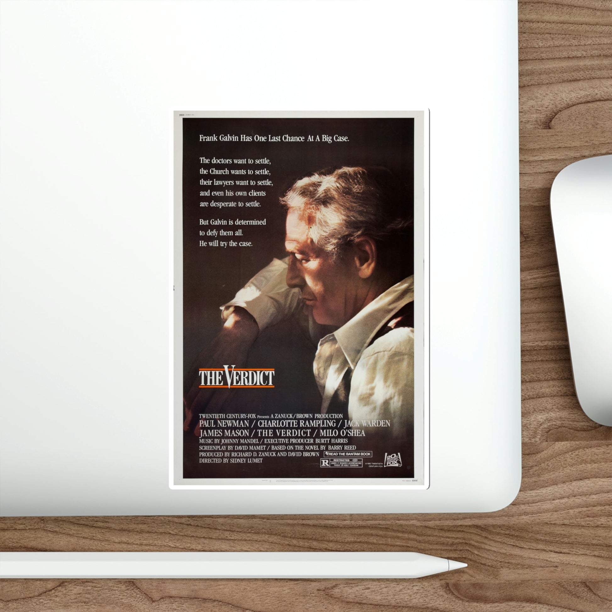 The Verdict 1982 Movie Poster STICKER Vinyl Die-Cut Decal-The Sticker Space