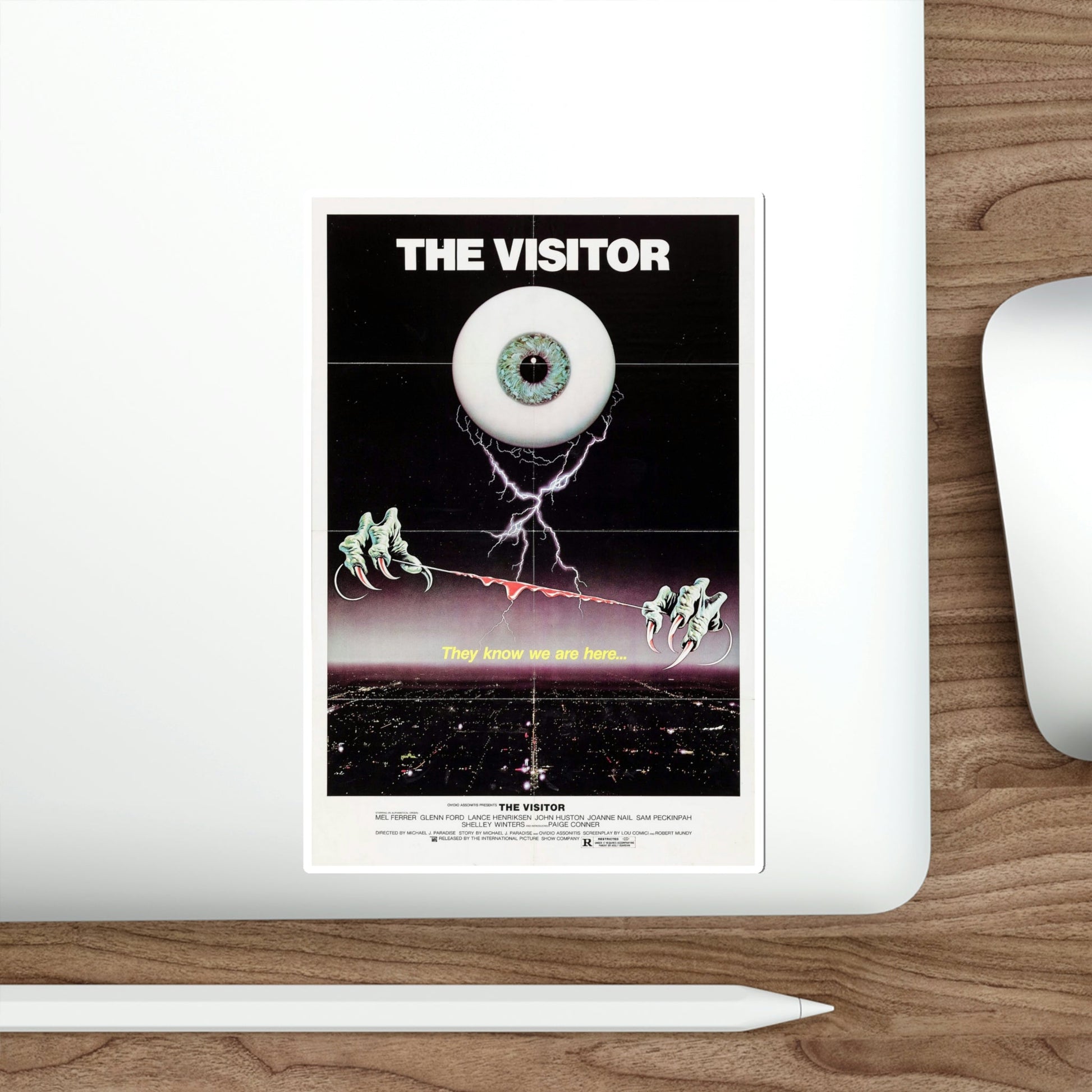 The Visitor 1980 Movie Poster STICKER Vinyl Die-Cut Decal-The Sticker Space